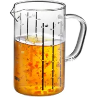 GEFU METI Maatbeker – 500 ml – Borosilicaatglas – Met Maataanduiding