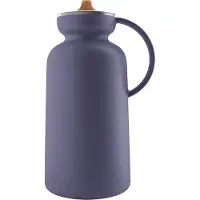 Eva Solo Silhouette Thermos Jug 1 L - Thermosflessen Kunststof Violet Blue - 502875