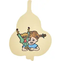Muurla Pippi Chop & Serve snijplank 21x30 cm Fruits