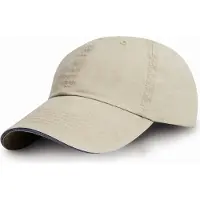 Result Washed Fine Line Cotton Cap With Sandwich Peak | Maat: Één maat