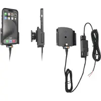 Brodit 727376 iPhone 15 & 15Pro houder, Smartphonehouder, Zwart