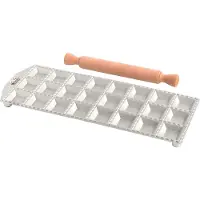 Marcato ravioliplaat incl. deegroller vierkante ravioli 24 st.