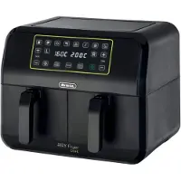 Ariete 4623 - Dubbele Airfryer XXL - Twee Kookvakken - 8 Liter - 1700 Watt - Dual Zone Technologie - 8 automatische programma's