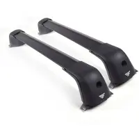 Farad Dakdragers geschikt voor Mercedes E-klasse (W214) 2024> fixpoint - Aluminium - Hoog laadvermogen 100kg - Wingbar Zwart- Merk