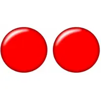Charme Bijoux Clip Oorbellen -rood -18 mm- geen gaatje-