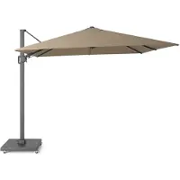 Buitengewoon Boet Halifax Zweefparasol 300x300 cm Taupe