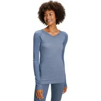 Falke Wool-tech Light Long Sleeve T-shirt Blauw M Vrouw
