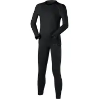 Falke Maximum Warm Long Sleeve Base Layer Set Zwart 6-7 Years Kinderen