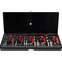 Kraftmann Kranen, Schroefdraadreparatieset M5 - M12 130 stuks.