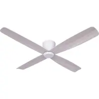 Beacon Lighting Fraser plafondventilator wit/eiken DC, stil, Ø 132 cm - Beacon , Fraser, Hout, Woonkamer, Hout, Modern