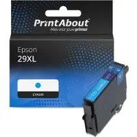 PrintAbout Inktcartridge 29XL (T2992) Cyaan Hoge capaciteit geschikt voor Epson