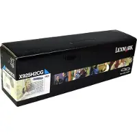 Lexmark Toner X925H2CG Cyaan Hoge capaciteit