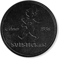 Solstickan Design Solstickan pannenonderzetter Ø19 cm Zwart