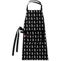 Solstickan Design Schort Zwart - Schorten Katoen Black - ST50-01