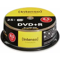 Intenso 4311144 DVD+R DL disc 8.5 GB 25 stuk(s) Spindel