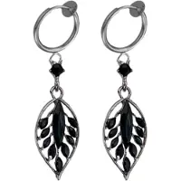 Charme Bijoux Klem oorbellen -Tampe -zwart-geen gaatje-