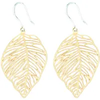 Charme Bijoux Allergievrij -Palmblad -oorbellen -goudkleurig-
