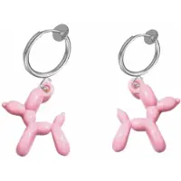 Charme Bijoux Klem oorbellen- Balloon dog -licht roze-geen gaatje-