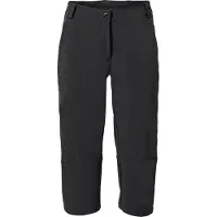 Vaude - Women's Yaras 3/4 Pants - Fietsbroek 38, zwart