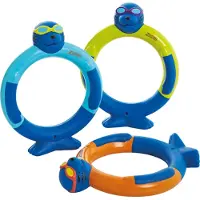 Zoggs Tauchgewichte - 3er-Pack - Orange/Blau/Gelb - - One Size - Badespielzeug
