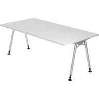 Hjh OFFICE PRO ATOS 2E S - Wit 200 x 100 Tafelhoogte I In hoogte verstelbaar