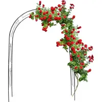 Relaxdays Rozenboog - Rankhulp - Bloemenboog - Rozenrank - Rozen boog rank - Weerbestendig