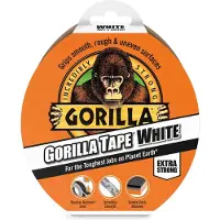 Gorilla Panzerband, Polyethylen Weiß, 0.18mm x 48mm x 8.2m