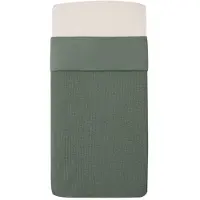 Witlof for kids Tuck-Inn all season wiegdeken Forest Green waves unisex