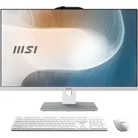 MSI Modern AM242P 1M-1873AT All-in-One wit 23.8" (60,5cm) FHD-beeldscherm, Intel Core 3 100U, 16GB DDR5 RAM, 256GB M.2 SSD, Intel graphics, Wi-Fi 6E, Bluetooth 5.3, Windows 11