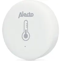 Alecto Slimme ZigBee temperatuur- en vochtsensor, wit, compatibel met Tuya