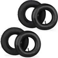 Relaxdays kruiwagenband met binnenband - set van 2 - 3.50-6" - luchtband - reserveband - tot 136 kg