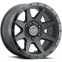 I.C.O.N. Rebound 18x9 6x5.5 0mm Offset 5in BS 106.1mm Bore Double Black Wheel