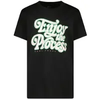Cars T-shirt zwart Meisjes Katoen Ronde hals Tekst - maat 116