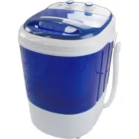 Lowander Mini Wasmachine - 3 KG - Met Bovenlader - 240W - 36 x 37 x 50 cm - Blauw