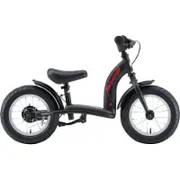 Bikestar Classic loopfiets, 12 inch, zwart unisex