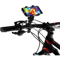 Benson 2x stuks Universele smartphone/telefoonhouder voor op de fiets