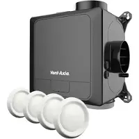 Vent-Axia Multihome EEP basis 368m³/h - vochtsensor en eurostekker + 4 ventielen