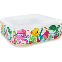 Intex Piscine gonflable 'aquarium' 159 x 159 x 50 cm - 3 ans +