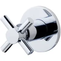 Wiesbaden Cross stopkraan inbouw 1/2'' chroom