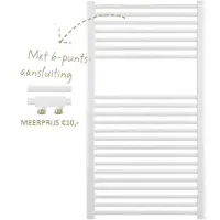 Boss & Wessing Designradiator nile gobi 120x60 cm wit