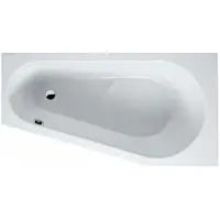 Riho Delta acryl bad, 150x80x48 zonder pootset, links, wit