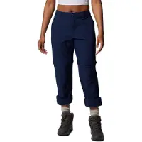 Columbia - Women's Leslie Falls Convertible Pant - Trekkingbroek 12 - Long, blauw