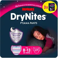 Huggies 3x Absorberende Luierbroekjes Meisjes 8-13 jaar 9 stuks