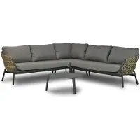 Coco Nathan/Rimini 60 cm hoek loungeset 4-delig
