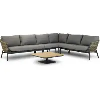Coco Nathan/Ralph 90 cm hoek loungeset 5-delig