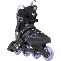 K2 Rollschuhe - Alexis 80 Pro - Schwarz/Lila - Inlineskates - - 39,5 - Rollschuhe