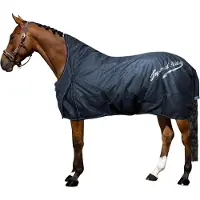 Imperial Riding - Outdoordeken IRHSuper-dry 200gr - Navy - 185