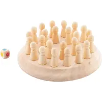 Huismerk Premium Houten Memory Schaken Taeda - 26 Onderdelen