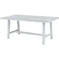 Intratuin 4-zits Eettafel Alexa Wit 180 X 100 X 76 Cm