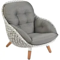 Tierra Outdoor Loungestoel Prince Grijs / Wit